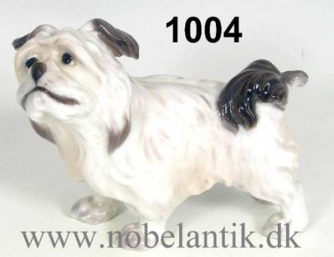 Diamond terrier, - L. 13.5 cm. - 2200.-
