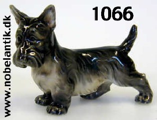 Skotskterrier st�ende nr 1066 - L. 17 cm - 850.-