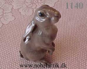 Hare oprejst. 10 cm.  kr 850.-