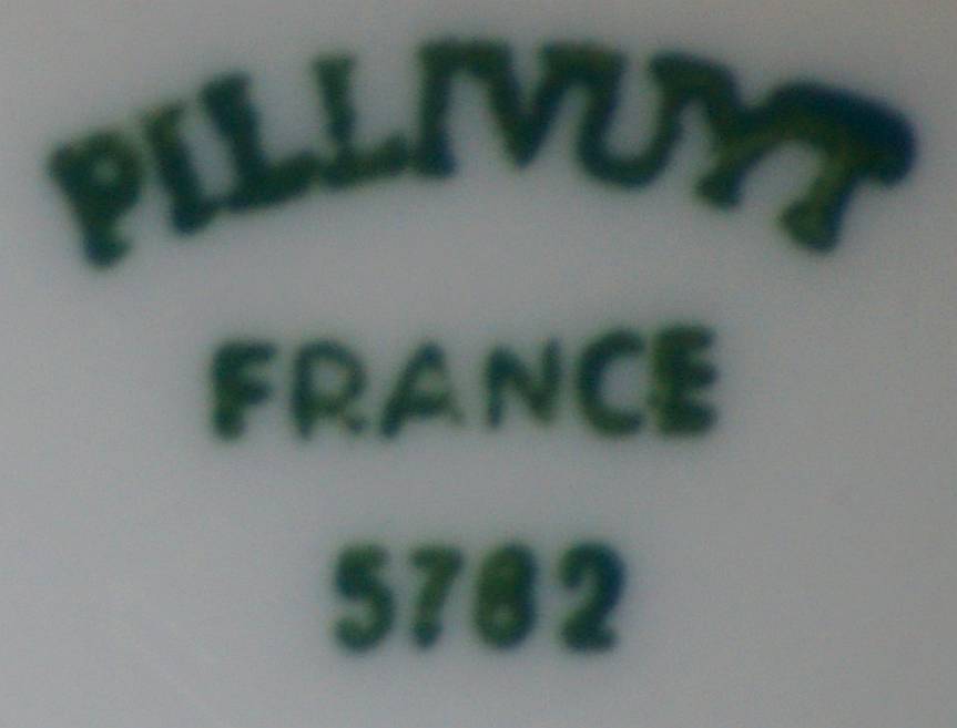 Pillivuyt Frankrig m�rke